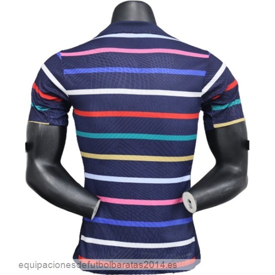 Nuevo Previo al partido Jugadores Camiseta Francia 2024 Azul Baratas